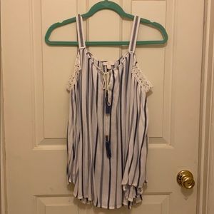 Cold shoulder top